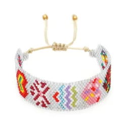 Classic Style Waves Heart Shape Glass Rope Women'S Bracelets -Deals Glis Jewel Store 1643863794239279104