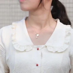 MAMA Letter Heart Shape Sterling Silver Inlay Rhinestones Pendant Necklace -Deals Glis Jewel Store 1645641612690329600