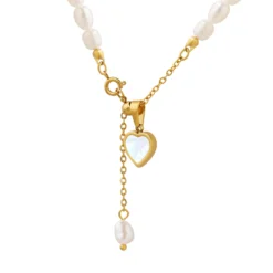 Elegant Baroque Style Heart Shape Beaded Freshwater Pearl Titanium Steel Plating 18K Gold Plated Pendant Necklace 13 Elegant Baroque Style Heart Shape Beaded Freshwater Pearl Titanium Steel Plating 18K Gold Plated Pendant Necklace -Deals Glis Jewel Store 1648639954429022208