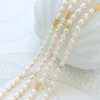 Elegant Baroque Style Round Freshwater Pearl Titanium Steel Beaded Plating 18K Gold Plated Necklace