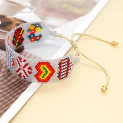 Classic Style Waves Heart Shape Glass Rope Women'S Bracelets -Deals Glis Jewel Store 1650472641208913920