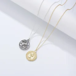 Wholesale Elegant Lady Portrait Sterling Silver Pendant Necklace -Deals Glis Jewel Store 1650703567314620416