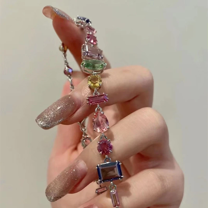 Fairy Style Geometric Alloy Inlay Artificial Crystal Women'S Bracelets 2 Fairy Style Geometric Alloy Inlay Artificial Crystal Women'S Bracelets - Image 2