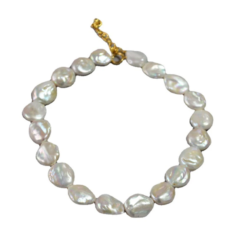 Simple Style Commute Solid Color Freshwater Pearl Beaded Women'S Necklace 4 Simple Style Commute Solid Color Freshwater Pearl Beaded Women'S Necklace - Image 4