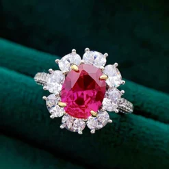 Elegant Shiny Oval Sterling Silver Inlay Zircon Rings -Deals Glis Jewel Store 1655415111793381376 1