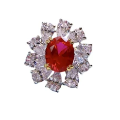 Wholesale Elegant Oval Water Droplets Sterling Silver Zircon Rings 8 Wholesale Elegant Oval Water Droplets Sterling Silver Zircon Rings -Deals Glis Jewel Store 1655416401151791104