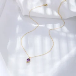 Wholesale Sweet Water Droplets Sterling Silver Inlay Crystal Pendant Necklace -Deals Glis Jewel Store 1659770555496271872 1