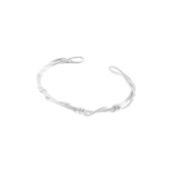 Modern Style Simple Style Solid Color Sterling Silver Plating Bangle -Deals Glis Jewel Store 1659832788058247168