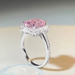 Wholesale Glam Square Sterling Silver Plating Inlay Zircon Rings -Deals Glis Jewel Store 1660939241686962176