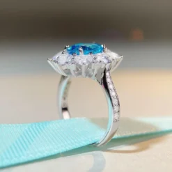 Wholesale Classic Style Geometric Sterling Silver Plating Inlay Zircon Rings -Deals Glis Jewel Store 1660939258720030720