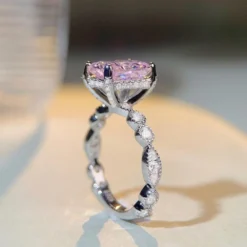 Wholesale Simple Style Rectangle Sterling Silver Plating Inlay Zircon Rings -Deals Glis Jewel Store 1660939659989094400