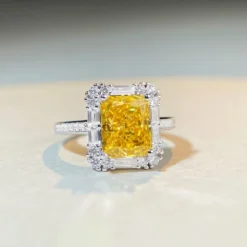 Wholesale Lady Square Sterling Silver Plating Inlay Zircon Rings -Deals Glis Jewel Store 1660939713592299520