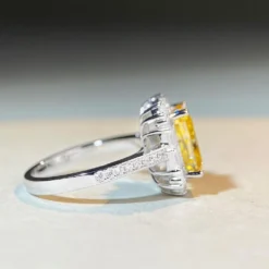 Wholesale Lady Square Sterling Silver Plating Inlay Zircon Rings -Deals Glis Jewel Store 1660939723822206976