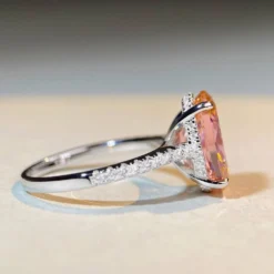 Wholesale Simple Style Oval Sterling Silver Inlay Zircon Rings -Deals Glis Jewel Store 1660940770548518912