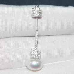 1 Piece Simple Style Geometric Inlay Sterling Silver Artificial Gemstones Ear Studs -Deals Glis Jewel Store 1661576808480509952 1