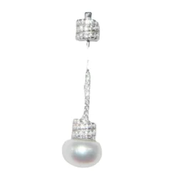 1 Piece Simple Style Geometric Inlay Sterling Silver Artificial Gemstones Ear Studs -Deals Glis Jewel Store 1661576814717440000