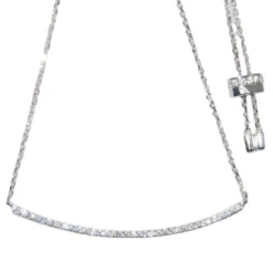 Simple Style Solid Color Sterling Silver Inlay Artificial Gemstones Necklace -Deals Glis Jewel Store 1661576832249630720