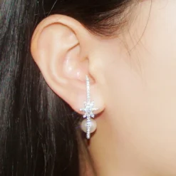 1 Pair Lady Star Inlay Flakes Sterling Silver Artificial Gemstones Ear Studs 10 1 Pair Lady Star Inlay Flakes Sterling Silver Artificial Gemstones Ear Studs -Deals Glis Jewel Store 1661576912981594112