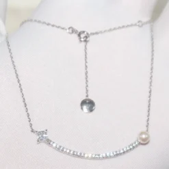 Lady Geometric Sterling Silver Inlay Artificial Gemstones Necklace -Deals Glis Jewel Store 1661577165029904384 1