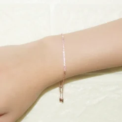 Simple Style Solid Color Sterling Silver Inlay Artificial Gemstones Bracelets 11 Simple Style Solid Color Sterling Silver Inlay Artificial Gemstones Bracelets -Deals Glis Jewel Store 1661577295074299904