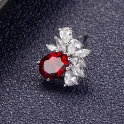 1 Pair Luxurious Queen Shiny Petal Plating Inlay Sterling Silver High Carbon Diamond White Gold Plated Ear Studs 14 1 Pair Luxurious Queen Shiny Petal Plating Inlay Sterling Silver High Carbon Diamond White Gold Plated Ear Studs -Deals Glis Jewel Store 1661657458428481536