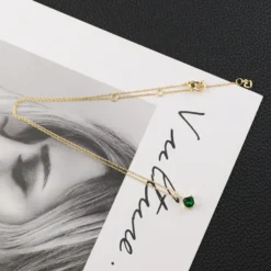 Simple Style Square Alloy Plating Inlay Zircon Gold Plated Women'S Pendant Necklace -Deals Glis Jewel Store 1663091076019392512