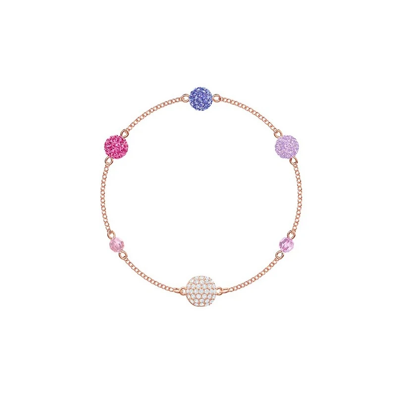 Elegant Round Alloy Plating Inlay Artificial Gemstones Women'S Bracelets 3 Elegant Round Alloy Plating Inlay Artificial Gemstones Women'S Bracelets - Image 3