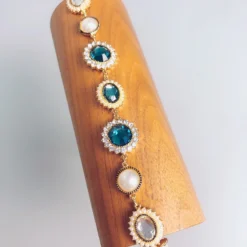 Elegant Retro Oval Alloy Plating Inlay Agate Pearl Women'S Bracelets -Deals Glis Jewel Store 1664079417233772544