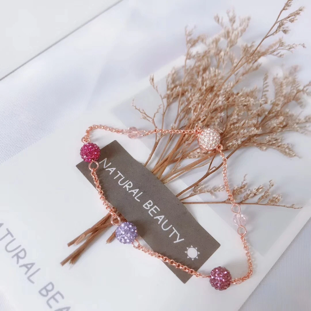 Elegant Round Alloy Plating Inlay Artificial Gemstones Women'S Bracelets 2 Elegant Round Alloy Plating Inlay Artificial Gemstones Women'S Bracelets - Image 2