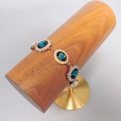 Elegant Retro Oval Alloy Plating Inlay Agate Pearl Women'S Bracelets -Deals Glis Jewel Store 1664079453644525568