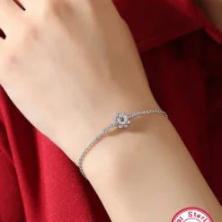 Elegant Luxurious Queen Solid Color Sterling Silver Inlay Moissanite White Gold Plated Bracelets 8 Elegant Luxurious Queen Solid Color Sterling Silver Inlay Moissanite White Gold Plated Bracelets -Deals Glis Jewel Store 1664886328099213312