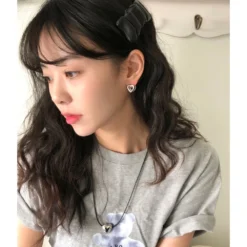 1 Pair Simple Style Heart Shape Plating Sterling Silver Ear Studs -Deals Glis Jewel Store 1666683015557943296