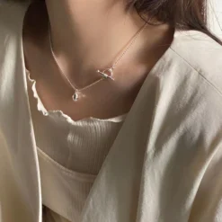 Basic Classic Style Geometric Sterling Silver Plating Pendant Necklace -Deals Glis Jewel Store 1666683647941545984