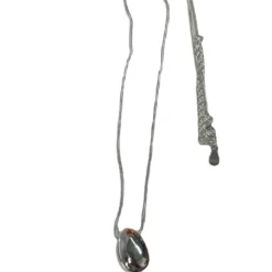 Basic Lady Korean Style Water Droplets Sterling Silver Plating Pendant Necklace 8 Basic Lady Korean Style Water Droplets Sterling Silver Plating Pendant Necklace -Deals Glis Jewel Store 1666688324129132544