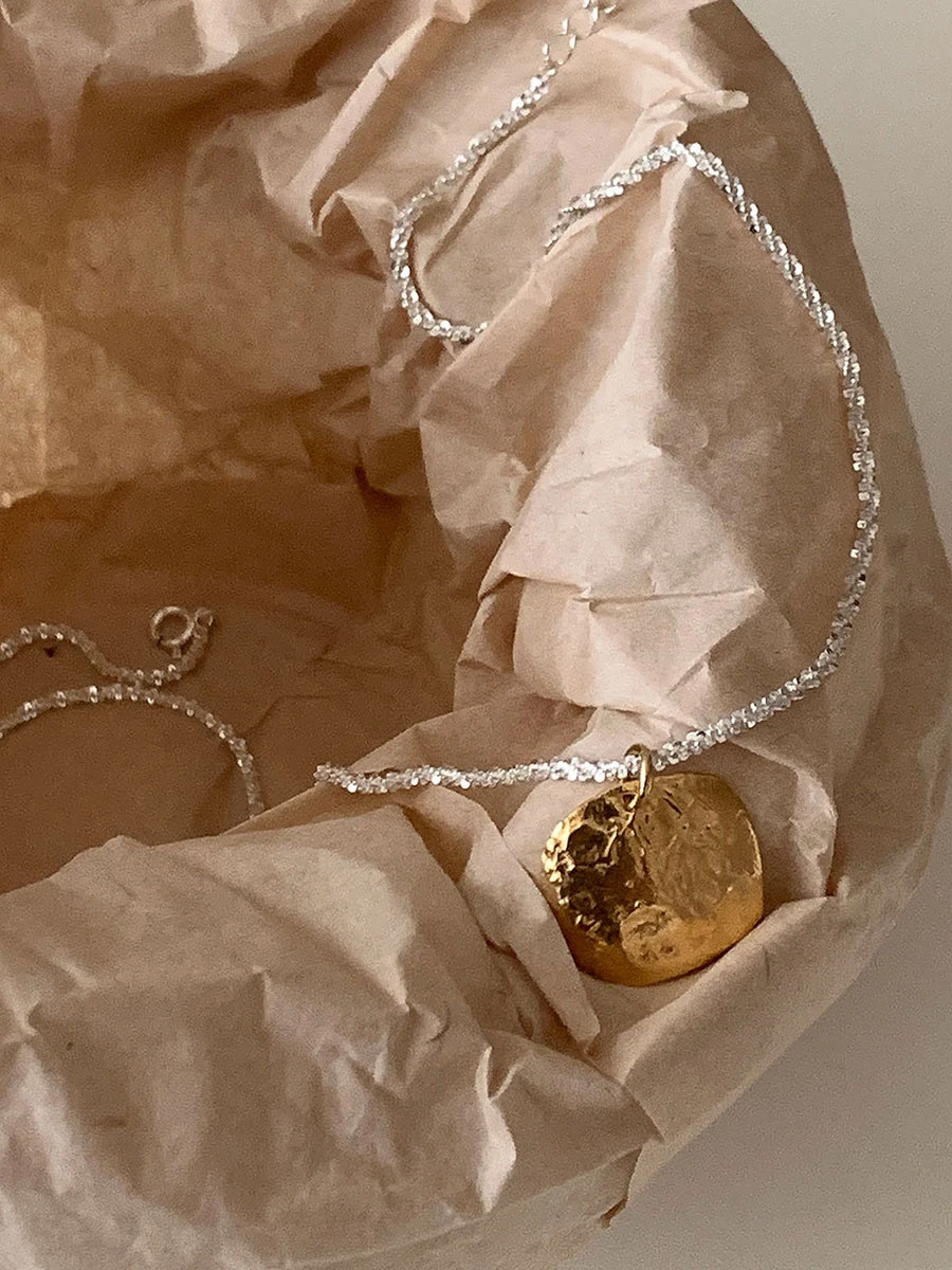 Basic Streetwear Geometric Sterling Silver Plating Pendant Necklace 3 Basic Streetwear Geometric Sterling Silver Plating Pendant Necklace - Image 3