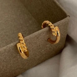 1 Pair Basic Modern Style Geometric Plating Sterling Silver Earrings -Deals Glis Jewel Store 1666689272213803008 1