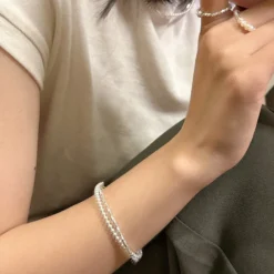 IG Style Geometric Sterling Silver Polishing Bracelets