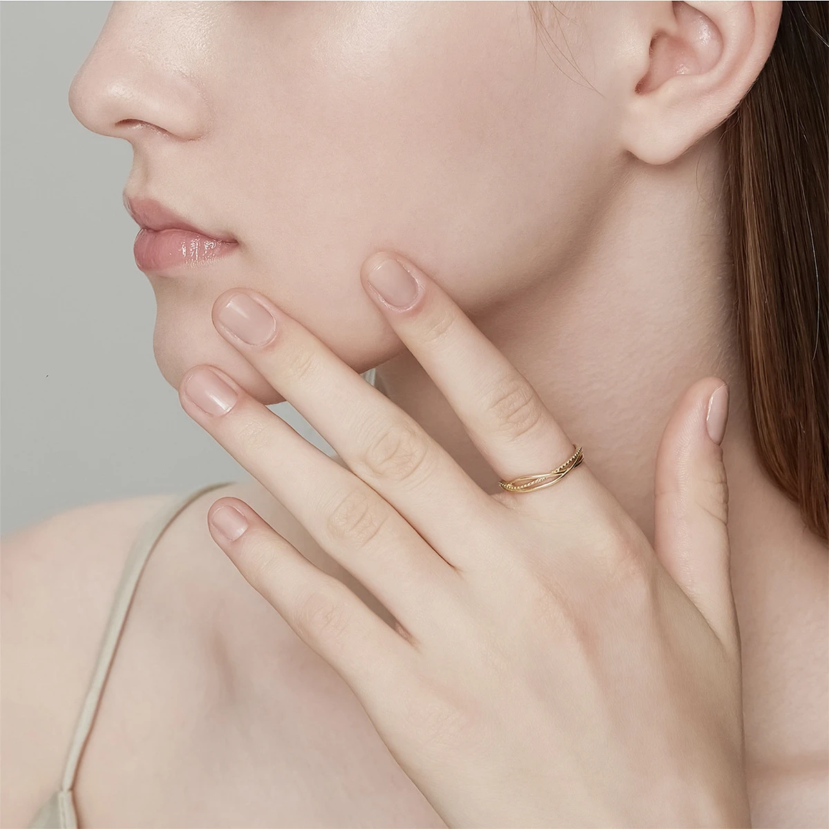 Simple Style Waves Sterling Silver Gold Plated Rings In Bulk 6 Simple Style Waves Sterling Silver Gold Plated Rings In Bulk - Image 6