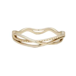 Simple Style Waves Sterling Silver Gold Plated Rings In Bulk 10 Simple Style Waves Sterling Silver Gold Plated Rings In Bulk -Deals Glis Jewel Store 1667356985479270400