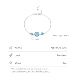 IG Style Retro Luxurious Devil'S Eye Sterling Silver Plating Inlay Zircon Rhodium Plated Bracelets -Deals Glis Jewel Store 1667385607883722752