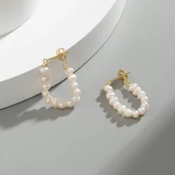 1 Pair Simple Style Round Beaded Sterling Silver Drop Earrings 8 1 Pair Simple Style Round Beaded Sterling Silver Drop Earrings -Deals Glis Jewel Store 1667441439740661760