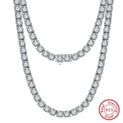 Classic Style Solid Color Sterling Silver Plating Inlay Zircon Necklace -Deals Glis Jewel Store 1668085007798898688 1