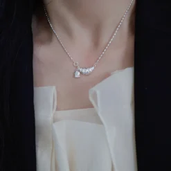 Modern Style Geometric Sterling Silver Polishing Pendant Necklace -Deals Glis Jewel Store 1669148956376043520