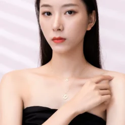 Retro Simple Style Portrait Sterling Silver 18K Gold Plated Rose Gold Plated White Gold Plated Layered Necklaces In Bulk -Deals Glis Jewel Store 1669904229063593984 1