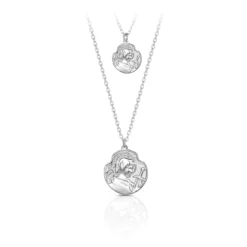 Retro Simple Style Portrait Sterling Silver 18K Gold Plated Rose Gold Plated White Gold Plated Layered Necklaces In Bulk -Deals Glis Jewel Store 1669904243072569345