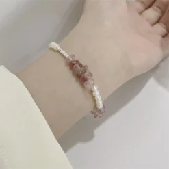 Wholesale Jewelry Elegant Geometric Crystal Sterling Silver Pearl Bracelets -Deals Glis Jewel Store 1673143216230240256