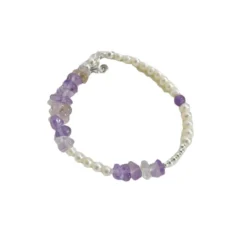 Wholesale Jewelry Elegant Geometric Crystal Sterling Silver Pearl Bracelets -Deals Glis Jewel Store 1673143249197469696