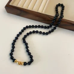 Casual Solid Color Agate Wholesale Sweater Chain -Deals Glis Jewel Store 1673505369999151104