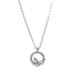 Basic Butterfly Sterling Silver Artificial Gemstones Pendant Necklace In Bulk -Deals Glis Jewel Store 1674611187893014528