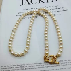 Elegant Simple Style Round Freshwater Pearl Copper Necklace In Bulk 9 Elegant Simple Style Round Freshwater Pearl Copper Necklace In Bulk -Deals Glis Jewel Store 1674660585410793472